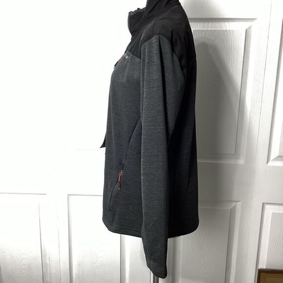 Orvis Bonded Mesh Fleece Full Zip Jacket Gray Men's M NWT - Picture 4 of 11